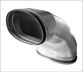 工業管道中的四種常見彎頭 90°彎頭、咬口彎、沖壓彎與蝦米彎及其連接件法蘭